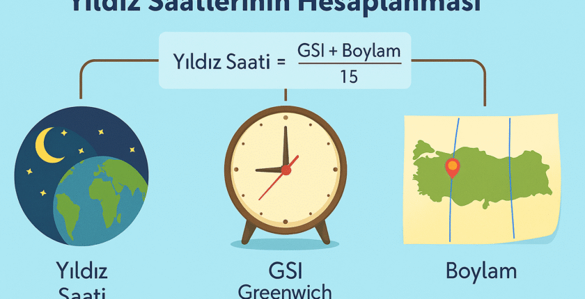 Yıldız saatlerinin hesaplanması Yıldız saatlerinin hesaplanması
